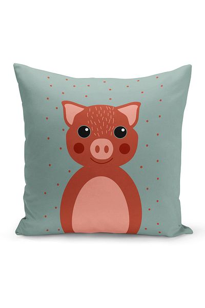 Filamente Children's Baby Room Digital Printed Throw Pillow Cover