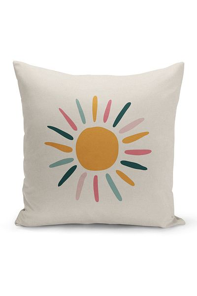 Filamente Children's Baby Room Digital Printed Throw Pillow Cover