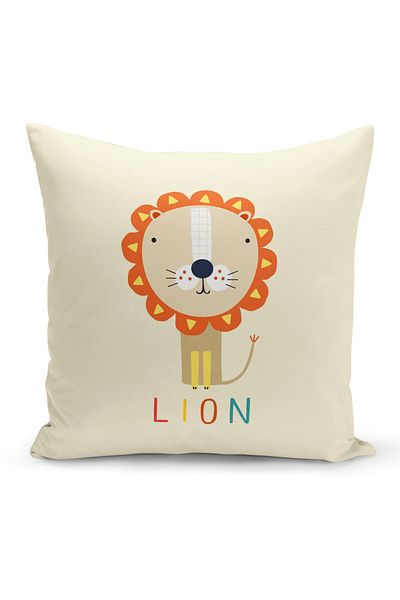 Filamente Children's Baby Room Digital Printed Throw Pillow Cover