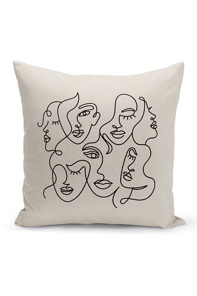 Filamente Double Sided Digital Printing Throw Pillow Cover