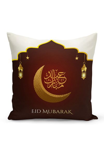 Filamente Husă de pernă cu model special Ramadan, imprimată digitală, pe două fețe