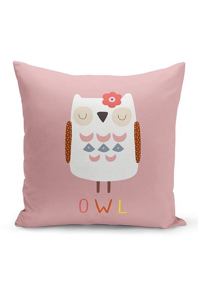 Filamente Children's Baby Room Digital Printed Throw Pillow Cover