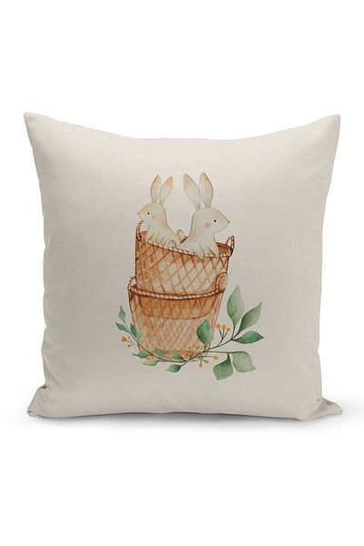 Filamente Children's Baby Room Digital Printed Throw Pillow Cover