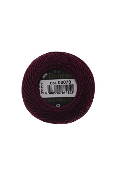 domino خيط تطريز كوتون بيرل 5 جرام رقم: 12 - 02070