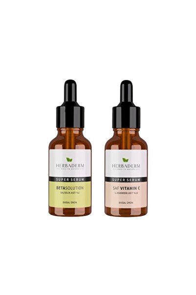 Herbaderm Super Serum Betasolutıon 30 Ml Ve Saf Vıtamın C 30 Ml
