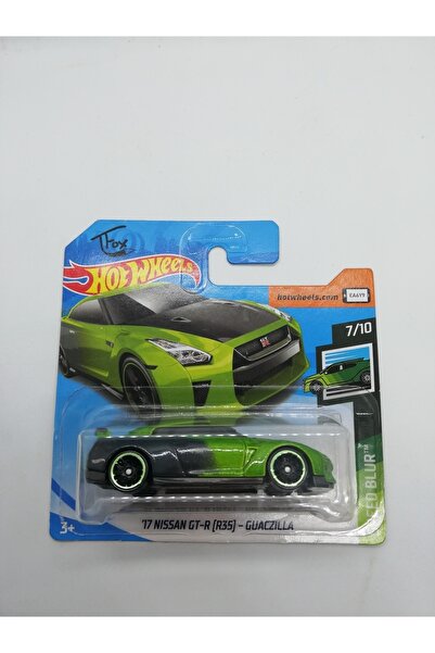 HOT WHEELS 17 Nissan Gt-r [r35] - Guaczilla Yeşil Godzilla