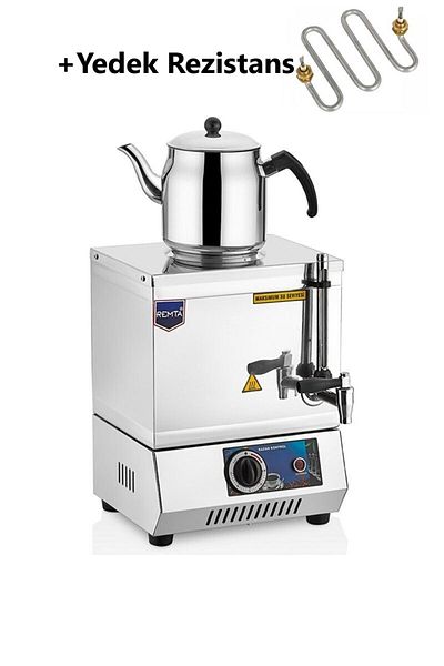 Remta Ep01 15 Model Single Teapot Electric Tea Boiler 13 Lt + Spare Resistance