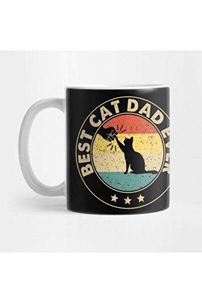 Öz Kupa أفضل كوب قطة للأب على الإطلاق مضحك للقطط والأب في يوم الأب