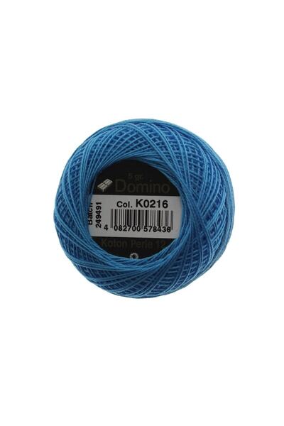 domino خيط تطريز كوتون بيرل 5 جرام رقم: 12 - K0216