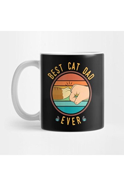 Öz Kupa تصميم لطيف للقطط والأب أفضل هدية للقطط والأب على الإطلاق كيتي هدية لل...