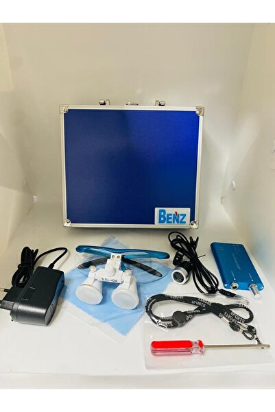 BENZ نظارات مكبرة للأسنان (نسبة تكبير 3x5) لون أزرق