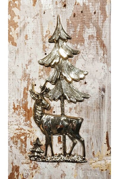 HOUSE2HOME Ручна робота з різьбленого дерева Олень Двері - Стіна - Камін Деко...