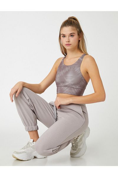 Koton Sport-BH - Grau - Unifarben