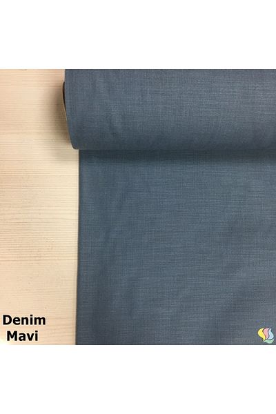 Renk Tekstil Τζιν από λινό ύφασμα πλάτους 300 cm