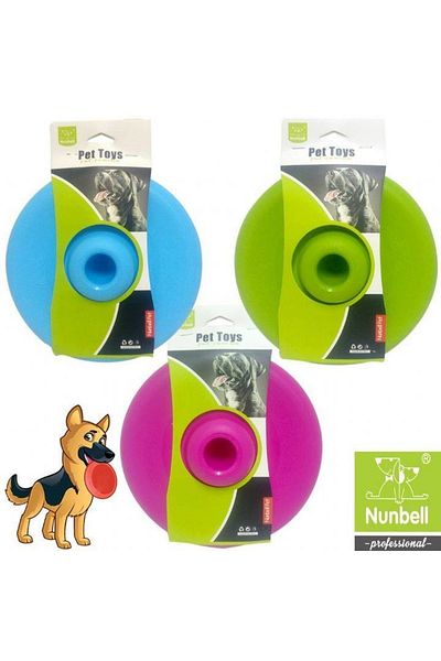 Nunbell Dog Toy Plastic Firizbi 22 Cm