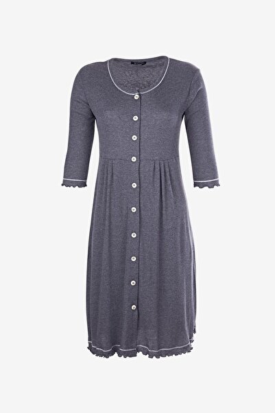 AYYILDIZ 59440 Anthracite Nightgown