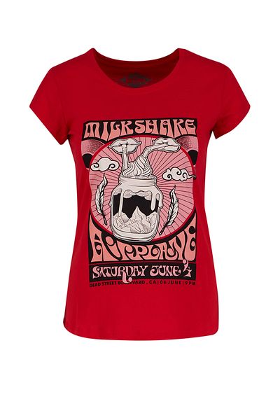 Lee Cooper Women's Red T-Shirt