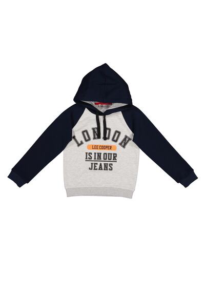 Lee Cooper Тъмносиня блуза за врата на Mano Boy