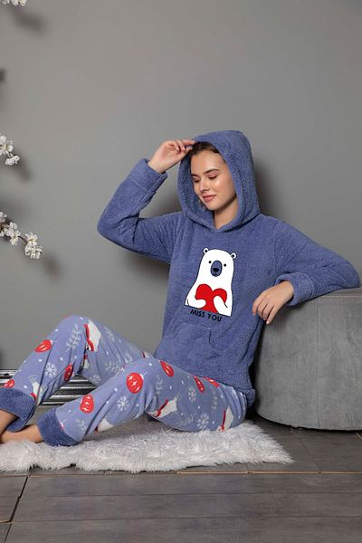 Lady Set de pijamale din lână