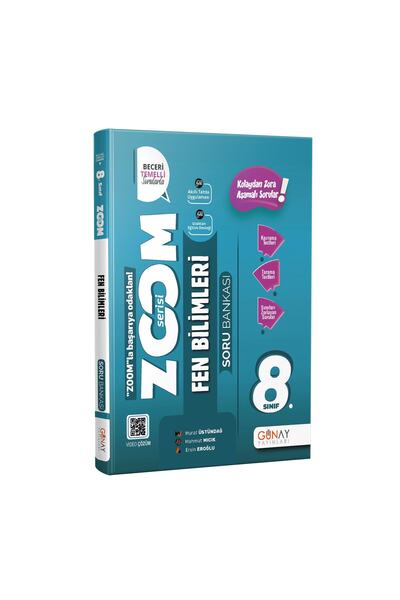 Günay Yayıncılık Günay Yayınları Zoom Serisi 8. Sınıf Fen Bilimleri Soru Bank...