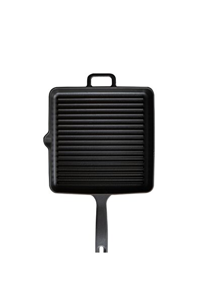 Voeux Kitchenware Elegance Döküm Kare Tava 30 Cm Siyah