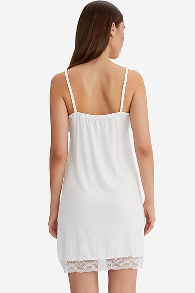 AYYILDIZ 59442 Ecru Combed Cotton Nightgown