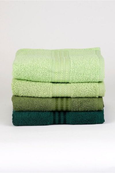 Hobby Rainbow 4-Piece Towel Set Green