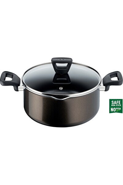 TEFAL Titanyum 1x Xl Difüzyon Tabanlı 24 Cm Derin Tencere