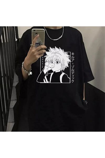 Köstebek Anime Hunter X Hunter : Μπλουζάκι Killua Unisex