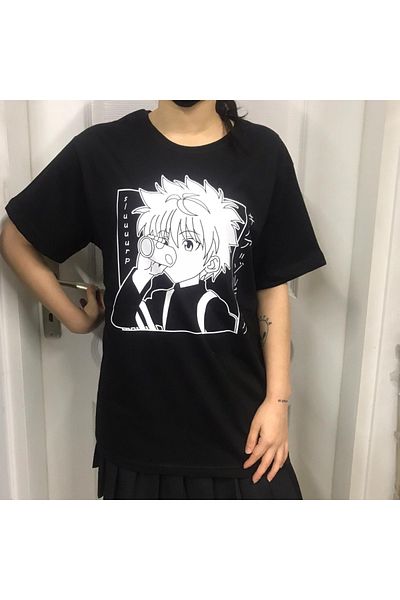Köstebek Anime Hunter X Hunter : Μπλουζάκι Killua Unisex