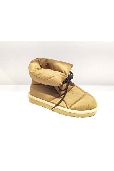 Cudo Kauçuk Taban Su Geçirmez Kadın Kar Botu