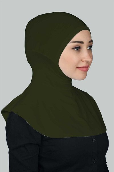 Altobeh Women's Hijab Practical Neck Collar Hijab - Sportsman Bonnet - Khaki