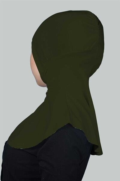 Altobeh Women's Hijab Practical Neck Collar Hijab - Sportsman Bonnet - Khaki