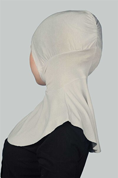 Altobeh Women's Hijab Practical Neck Collar Hijab - Athlete Bonnet - Dark Cream