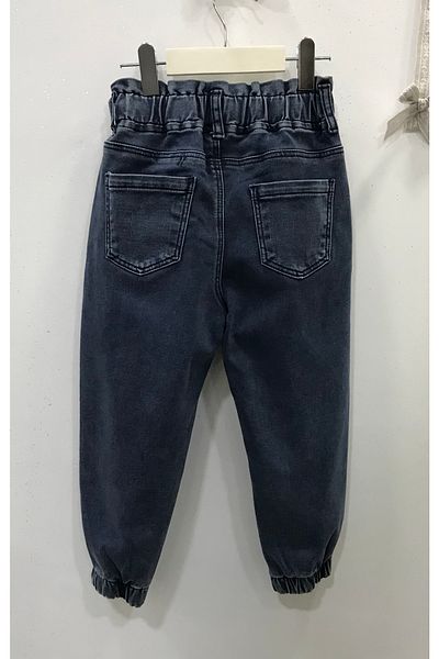 Çikoby Girl's Pleated Mom Jeans