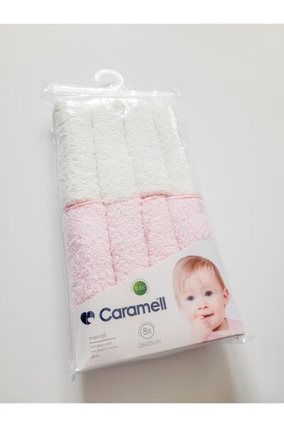 Caramell Bebek Havlu Mendil, %100 Pamuk Mendil