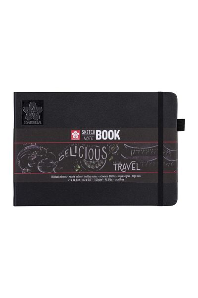 Sakura Sketch Painting Notebook Black Paper 21 X 15 Cm 140 Gr