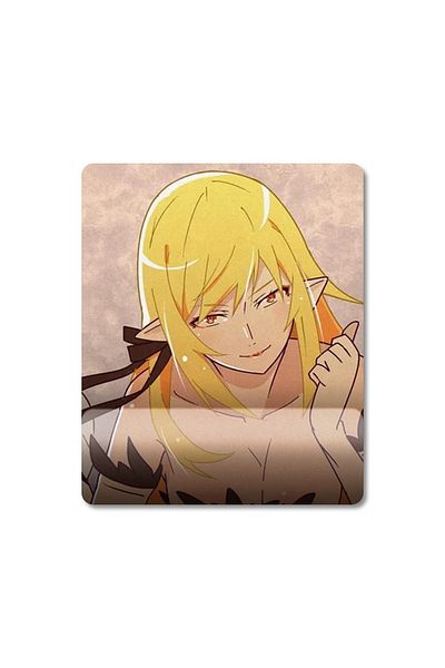 Pixxa Monogatari - Shinobu Oshino - نموذج لوحة ماوس تدعم المعصم Kiss-shot - 2