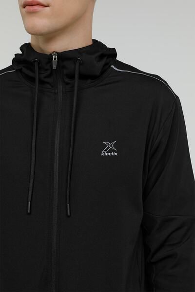 Kinetix M-sn730 Lıam Full Zıp Hoo Siyah Erkek Eşofman Üstü