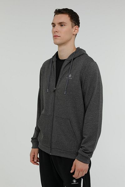 lumberjack Ανδρική φόρμα M-sn72 Basic Full Zip Hoo Anthracite Melange