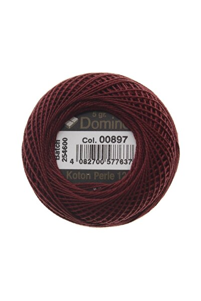 domino خيط تطريز كوتون بيرل 5 جرام رقم: 12 - 00897