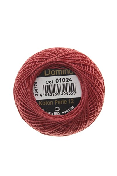 domino خيط تطريز كوتون بيرل 5 جرام رقم: 12 - 01024