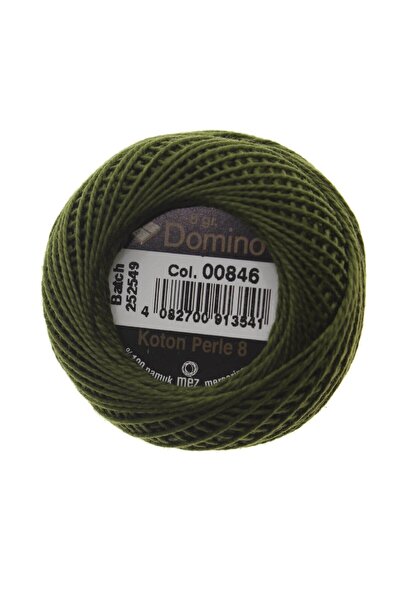 domino خيط تطريز كوتون بيرل 8 جرام رقم: 8 - 00846