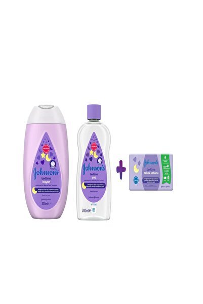 Johnson's Bedtime Losyon 300 ml + Bedtime Yağ 300 ml + Baby Bedtime Sabun 90gr