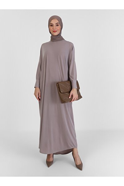 ZENANE Φόρεμα με μανίκια νυχτερίδας - Μπεζ -