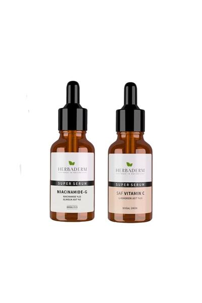 Herbaderm Super Serum Nıacınamıde-g 30 Ml Ve Saf Vıtamın C 30 Ml