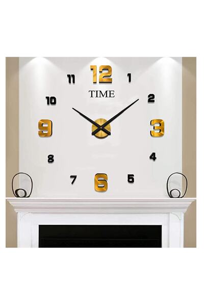 MİNAY HOME 3d Duvar Saati Latin Rakamlar Özel Tasarım Duvar Saati ( Patentli )