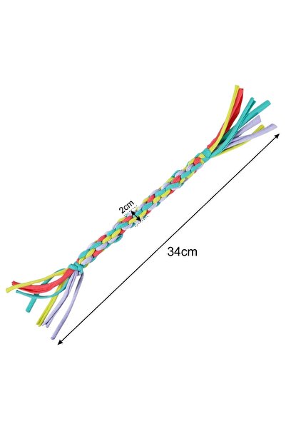 X-Perk لعبة خدش أسنان القطط والكلاب بطول 34 سم وسمك 2 سم