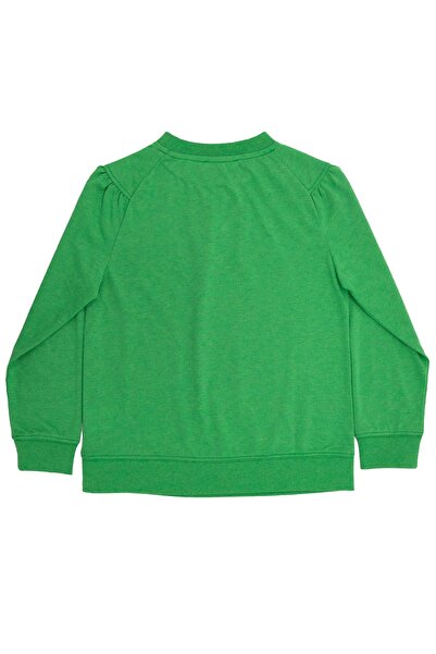 Ozmoz By Mukadder Özden Girl Recycle Cotton Long Sleeve Benetton T-shirt