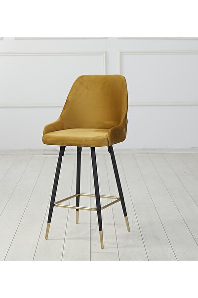 Pİ MOBİLYA 1 Adet Marry Ada Mutfak Ve Bar Sandalyesi - Silinebilir Babyface K...